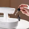 Micro Landscape Rain Cloud Air Humidifier Simulated Raindrops/Natural White Noise/Essential Oil Aromatherapy Colorful Light Gradient Atmosphere Lamp Ultrasonic Atomizer Humidifier