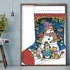 Christmas Socks - 11CT Stamped 3 Strands Cross Stitch 40*50cm/15.75*19.69in