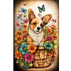 Diamond Painting -DIY Full Round Drill Dog(40*60CM)