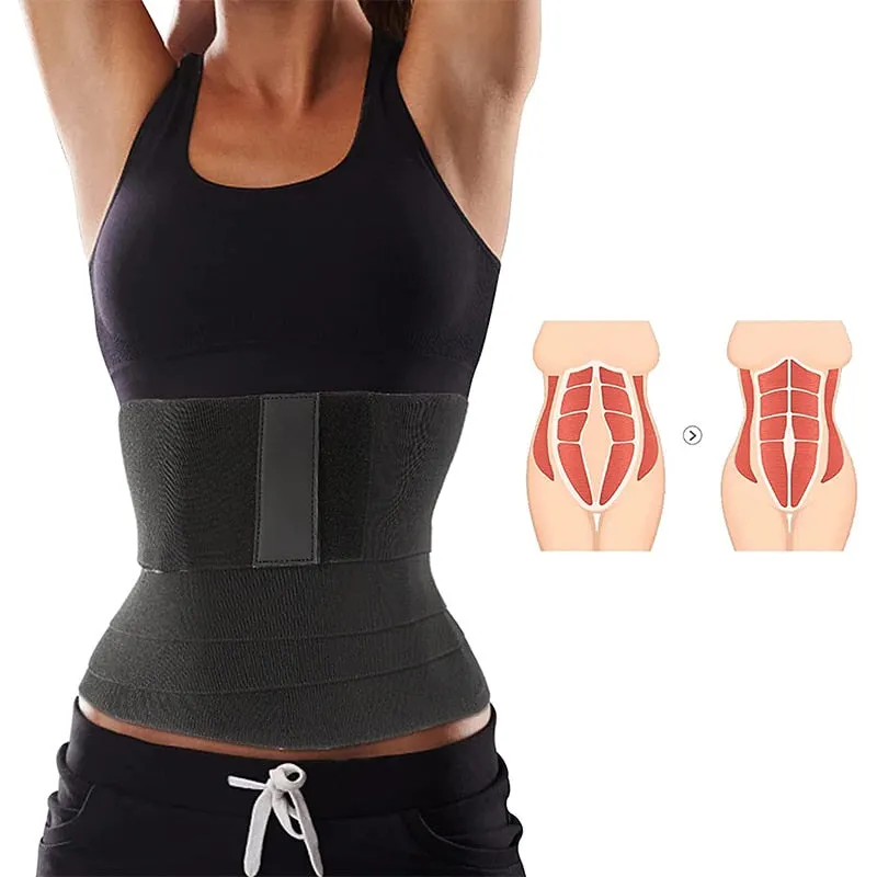 Snatch Me Up Bandage Wrap Waist Trainer Body Shaper Belt Women Slimming Tummy Belt Postpartum Girdle Modeling Shapewear Corset