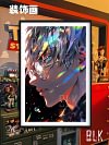 Side View of Satoru Gojo Decorative Painting - Jujutsu Kaisen - BLK Studio