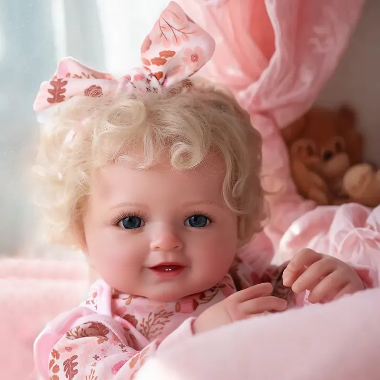 [90Days Lowest Price]Babeside Smiling Reborn Baby Tess 17" Little Infant Girl Building Sweet Memories