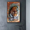 >SALE<Tiger Diamond Painting Kits Full Round Drill Home Wall Decor 40x70cm (A5627)