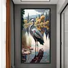 (US Local)Crane-11CT Stamped Cross Stitch Kit(40x70cm)