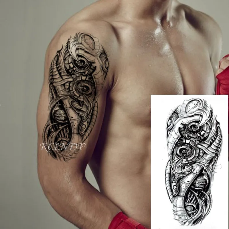 Waterproof Temporary Tattoo Sticker Arabic Letter Heart Love Pattern Personality Fake Tatoo Flash Tatto for Girl Women Men