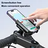 Bicycle Phone Holder 360 Rotation Aluminum Alloy Motorcycle Navigation Bracket