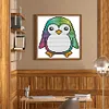 Penguin-14CT Stamped Cross Stitch Kit(14*15cm)