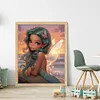 >SALE<Full Embroidery Eco-cotton Thread 11CT Counted Elf Girl Cross Stitch 40x50cm