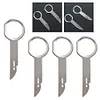 4Pcs Audio Sound Remover Key CD DVD Car Radio Install Disassembly Tool for Skoda