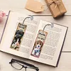 (US Local)4Pcs Diamond Painting Bookmarks Diamond Art Bookmarks for Book Lovers (Dog)
