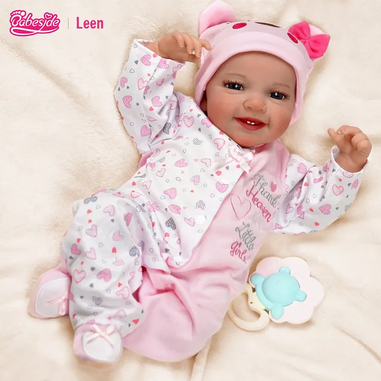 Babeside Smiling Reborn Baby Leen 20'' Little Infant Girl Best Gift for Kids