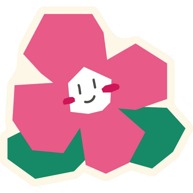Kawaii Spring Flowers Series Mouse Pad