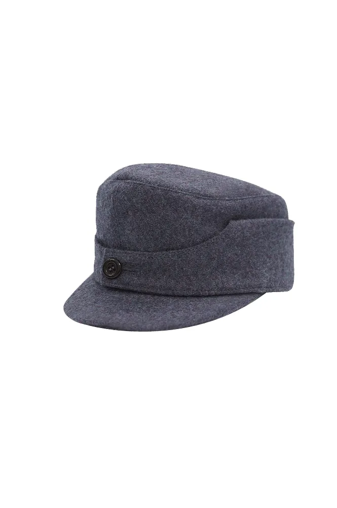   Luftwaffe Single Button Bergm&uuml;tze Blue Grey Wool Field Cap German-Uniform