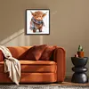 Highland Cow-14CT/18CT Stamped/Counted Cross Stitch 40*45cm/15.75*17.72in