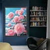 Camellia-11CT Stamped Cross Stitch Silk Thread 61*82cm/24.02*32.28in(Big Size)