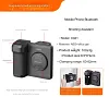 UURIG Smartphone Camera Shutter Remote Handle Grip with Detachable Wireless Remote Control,Three-Speed Adjustable Fill Light for iPhone Samsung Google OnePlus Phones Video/Photo Shooting