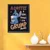 A Coffee A Day Keeps The Grump Away-11CT Stamped Cross Stitch 40*53cm