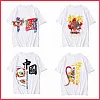 Customized T-Shirt Sublimation Full Body Printed Round Neck Short-Sleeved Cultural Advertising Shirt Cross-Border European Size Custom Class Uniform Customization