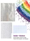 Diamond Painting Storage Book Clear Loose Leaf Self Sealing Plastic Bags