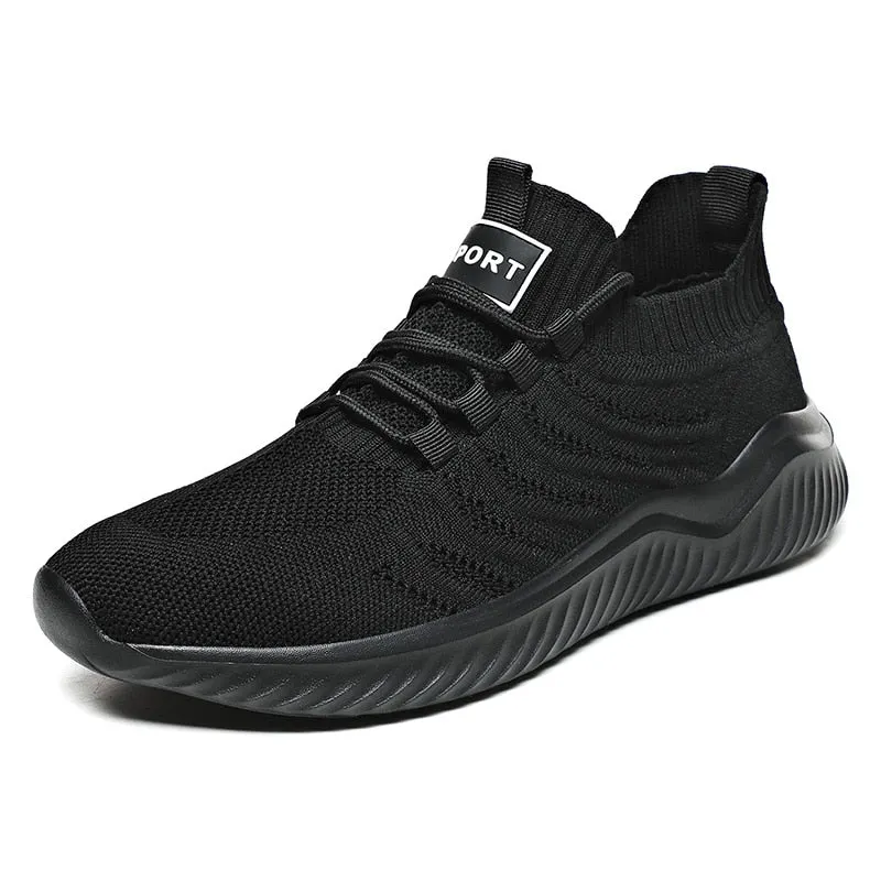 Mesh Men Casual Shoes Breathable Summer Mens Sneakers Trend Lightweight Black Walking Big Size Man Tenis Shoe Zapatillas Hombre