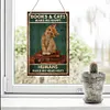 Chat garage club caf&eacute; - Enseignes en bois(20*30cm)