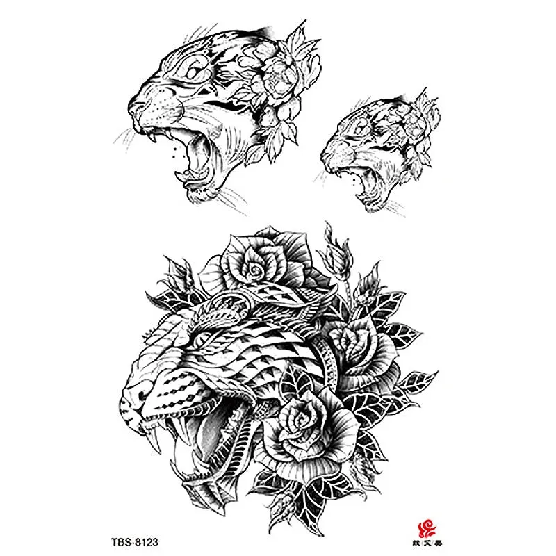 Tattoo Sticker Totem Symbol Temporary Sleeve Tattoo Waterproof Sexy Body Art Fashion