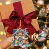 10Pcs Acrylic Christmas Diamond Painting Christmas Tree Pendant (Christmas)