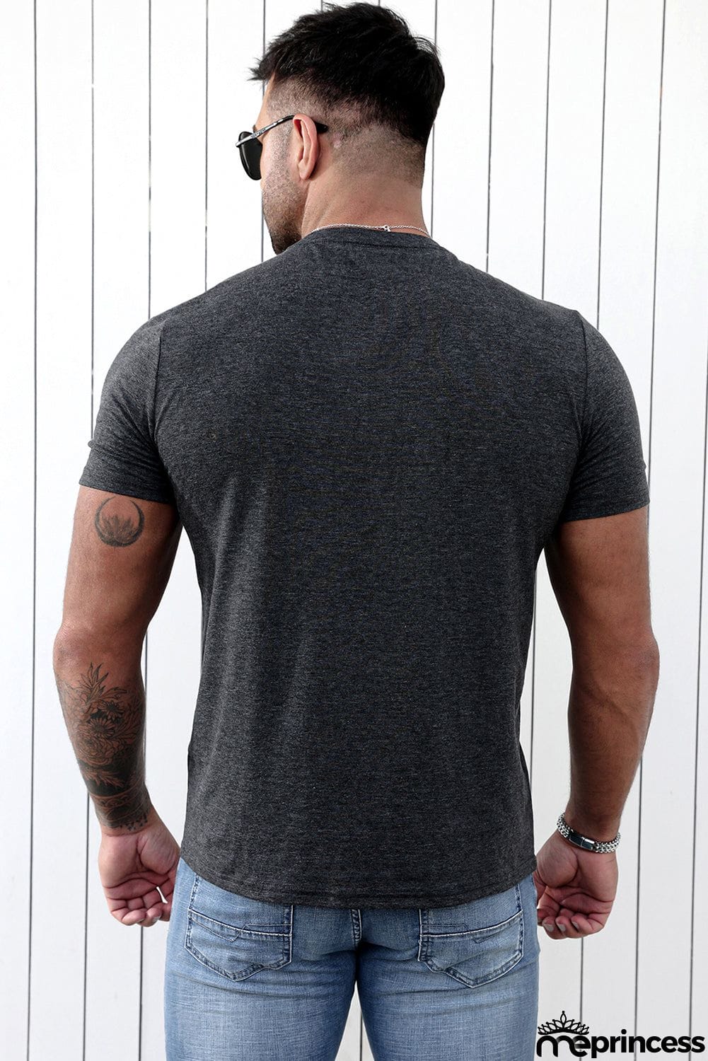 USA Flag Print Men's Tee