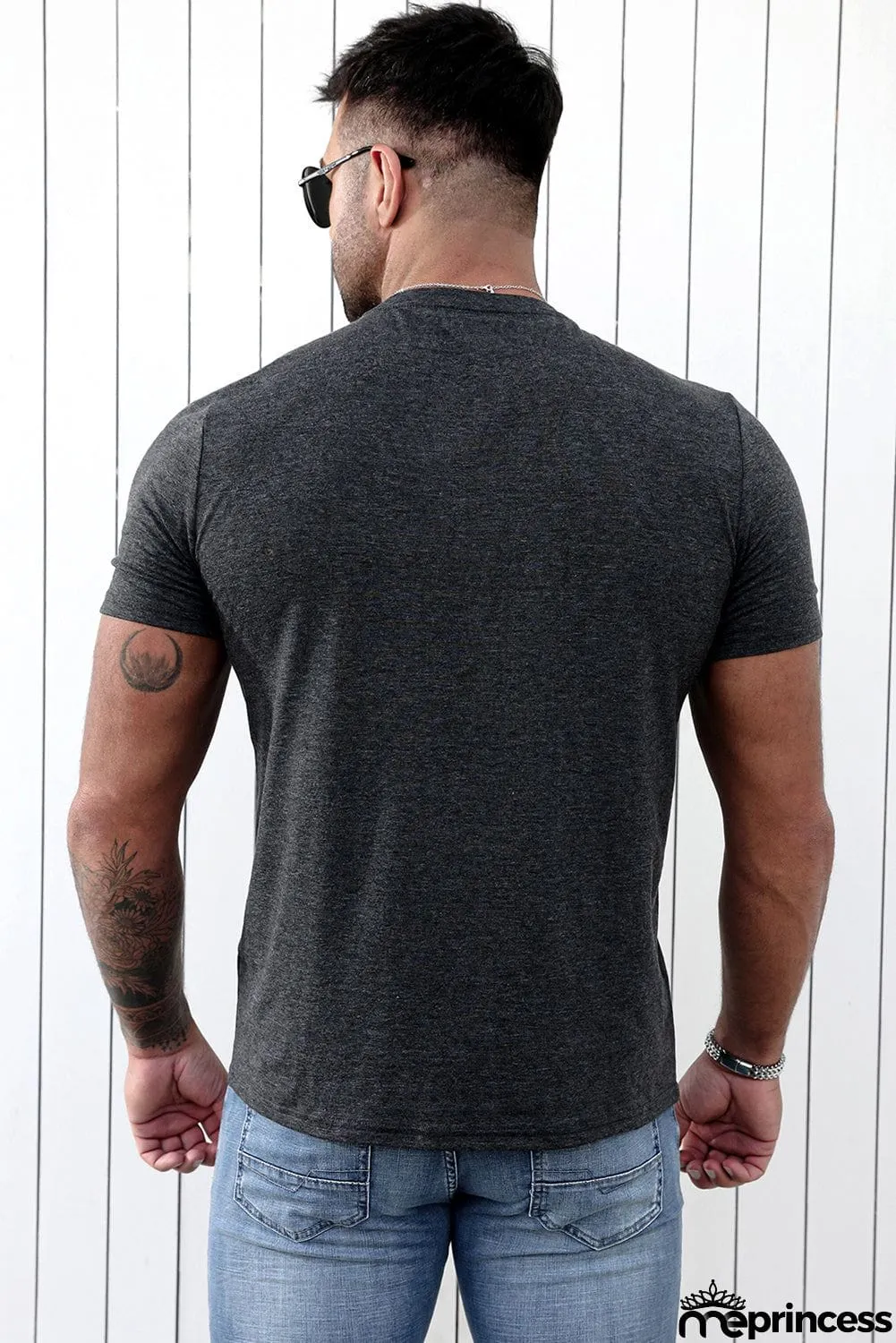 USA Flag Print Men's Tee