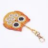 5pcs DIY Bird Full Drill Special Shaped Diamond Painting Keychains Pendant