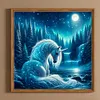 Licorne - perceuse ronde peinture diamant - 40*40cm