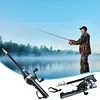 Portable Folding Fishing Rod Telescopic Fishing Pole with Reel Line Travel Rods