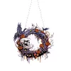 Diamond Painting Halloween Decorations Wreath Pendant for Home Window Wall