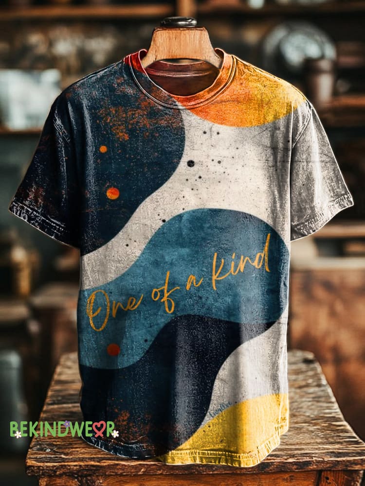 Only Of A Kind Printed Casual Round Neck Short Sleeve T-shirt Multicolor / S