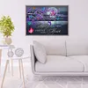 Diamond Painting -DIY Full Square Drill Butterfly Saying