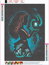 Moana - Full Round Diamond Painting-(Silhouette style)