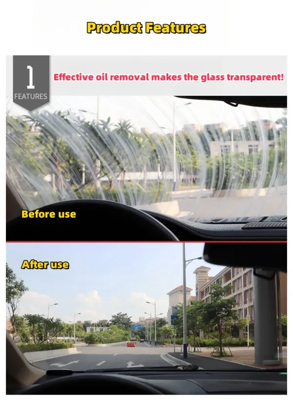 Car Glass Strong Decontamination Heavy Oil Film Cleaning Paste