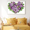 Rose - 9CT Partial Beaded Cross Stitch Kit(39x33cm)