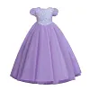 Spring Autumn Flower Kid Girl Princess Dress