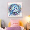 Garland Blue Tit-11CT Stamped Cross Stitch 40*40cm/15.75*15.75in