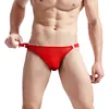 Detachable Sexy Ice Silk Stretch Sheer Low Rise Thong