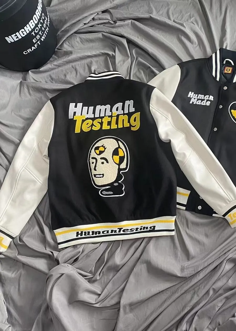 Human Made Asap RockyTestingVersityジャケット Human Made x A$ap Rocky Human Testing Varsity Jacket