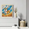 【SALE】Happy Shiba Inu Dog-14CT Stamped Cross Stitch 40*43cm/15.75*16.93in