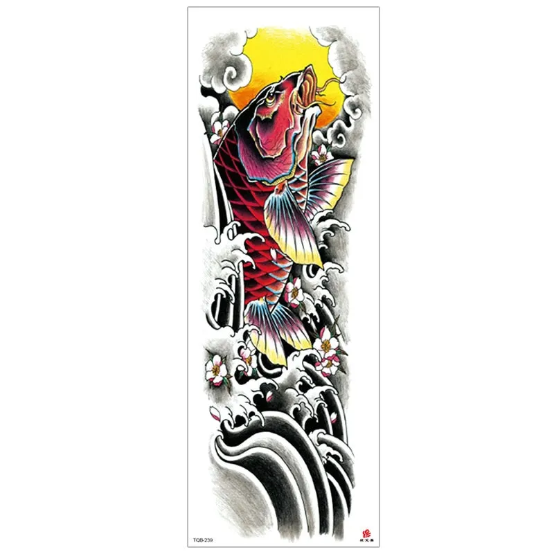 temporary tattoos for men robot full arm sleeve tattoo mechanical lion tiger waterproof tatto fake tatoo stickers body tatoo art
