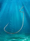 100PCS/Box Fishing Hooks Set High Carbon Steel Fishing Barbed Hooks Crank Hooks