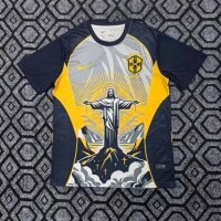 2025-26 Brazil - Goddess Color-Blocked Yellow Jersey - Fan Edition