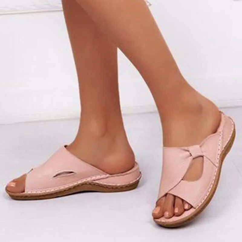 Women Sandals Retro Gladiator Summer Shoes For Women Flip Flops Fashion Beach Ladies Sandals Slippers Female Shoes Plus Size 43