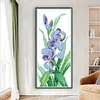 Flower - 9CT Partial Beaded Cross Stitch Kit(17x42cm)