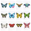 12pcs Butterfly-1 5D DIY Square Drill Diamond Painting Kits for Adults Beginners Home Decor Diamonds Paintings Gem Art 5.91x7.09in