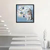 Diamond Painting -DIY Round Drill Cat